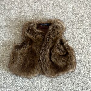 Kids polo fur vest